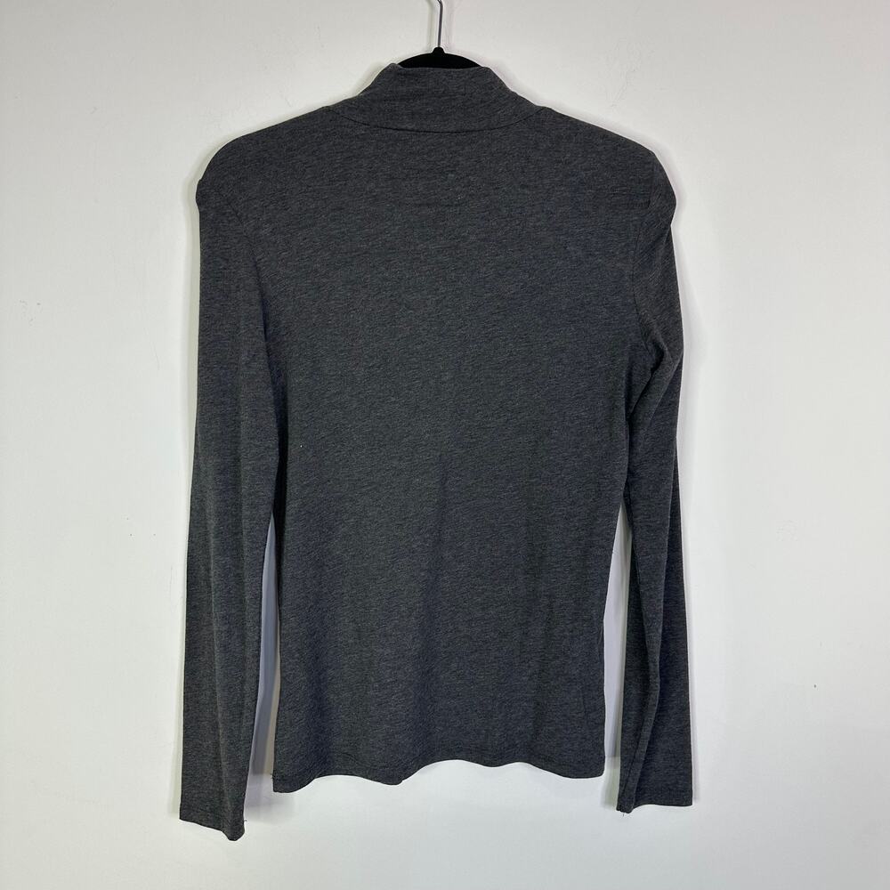 White + Warren Turtleneck in Charcoal Heather Size Small - Picture 5 of 8